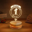 Meldrum Clan Badge 3D Lamp