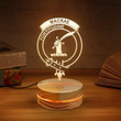 Macrae Clan Badge 3D Lamp