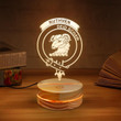 Ruthven Clan Badge 3D Lamp