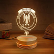 Preston Clan Badge 3D Lamp