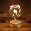 Tennant Clan Badge 3D Lamp