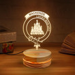 Mackenzie Clan Badge 3D Lamp