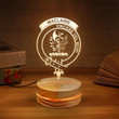 Maclaine Of Lochbuie Clan Badge 3D Lamp