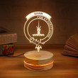 Shaw Of Tordarroch Clan Badge 3D Lamp