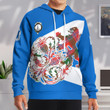 Dalzell Lion Thistle Tartan All Over Print Hoodie