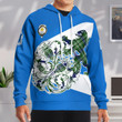 Purves Lion Thistle Tartan All Over Print Hoodie