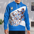 Trotter Lion Thistle Tartan All Over Print Hoodie