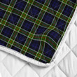 Colquhoun Clan Badge Tartan Lion Crest Premium Quilt