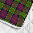 Macdonald Ranald Clan Badge Tartan Lion Crest Premium Quilt