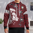 Belshes Scotland Lion Clan Badge Tartan All Over Hoodie