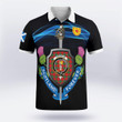 Chisholm Scotland Forever Clan Badge Polo Shirt