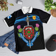 Grant Scotland Forever Clan Badge Polo Shirt