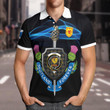 Lyle Scotland Forever Clan Badge Polo Shirt