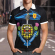 Macleod Of Lewis Scotland Forever Clan Badge Polo Shirt