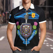 Preston Scotland Forever Clan Badge Polo Shirt