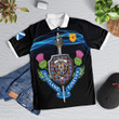 Preston Scotland Forever Clan Badge Polo Shirt