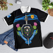 Shaw Of Sauchie Scotland Forever Clan Badge Polo Shirt