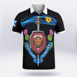 Udny Scotland Forever Clan Badge Polo Shirt