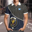 Lyle Clan Badge Tartan In Heart Polo Shirt