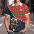Macfie Of Dreghorn Clan Badge Tartan In Heart Polo Shirt