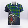 Maitland Clan Badge Tartan In Heart Polo Shirt
