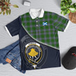 Pringle Clan Badge Tartan In Heart Polo Shirt
