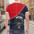 Rose Clan Badge Tartan In Heart Polo Shirt