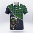 Swinton Clan Badge Tartan In Heart Polo Shirt