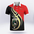 Burnett Celtic Clan Badge Tartan Polo Shirt