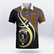 Balfour Celtic Clan Badge Tartan Polo Shirt
