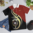 Heron Celtic Clan Badge Tartan Polo Shirt