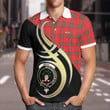 Ross Celtic Clan Badge Tartan Polo Shirt