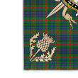 Aiton Clan Badge Tartan Thistle Garden Flag