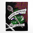 Macintyre Scottish Pride Tartan Fleece Blanket