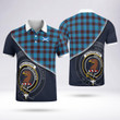 Wedderburn Clan Badge Tartan In Heart Polo Shirt