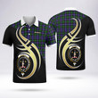 Russell Celtic Clan Badge Tartan Polo Shirt