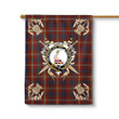 Ainslie Clan Badge Tartan Thistle Garden Flag