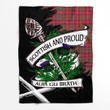 Shaw Of Tordarroch Scottish Pride Tartan Fleece Blanket