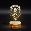 Learmonth Clan Badge 3D Lamp
