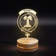 Bisset Clan Badge 3D Lamp