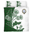 Ged Clan Badge Thistle White Bedding Set