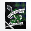 Meldrum Scottish Pride Tartan Fleece Blanket