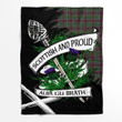 Crosbie Scottish Pride Tartan Fleece Blanket