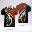 Maxwell Celtic Clan Badge Tartan Polo Shirt
