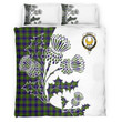 Arnott Clan Badge Thistle White Bedding Set