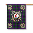 Armstrong Clan Badge Tartan Thistle Garden Flag