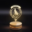 Boswell Clan Badge 3D Lamp