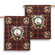 Ainslie Clan Badge Tartan Thistle Garden Flag