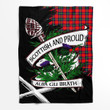 Ruthven Scottish Pride Tartan Fleece Blanket