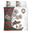 Macculloch Clan Badge Thistle White Bedding Set